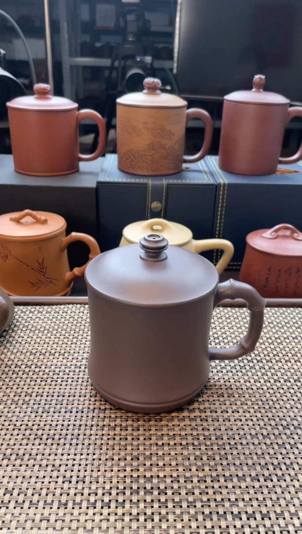【闪购商品】紫砂茶杯天青竹节