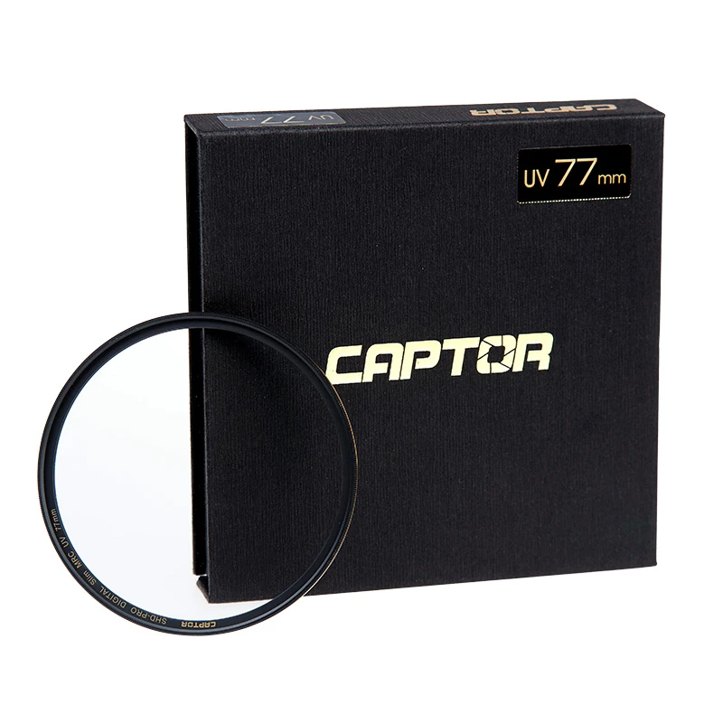 适用佳能相机通用型UV镜77mm沣标FB捕捉者系列镀绿膜无暗角
