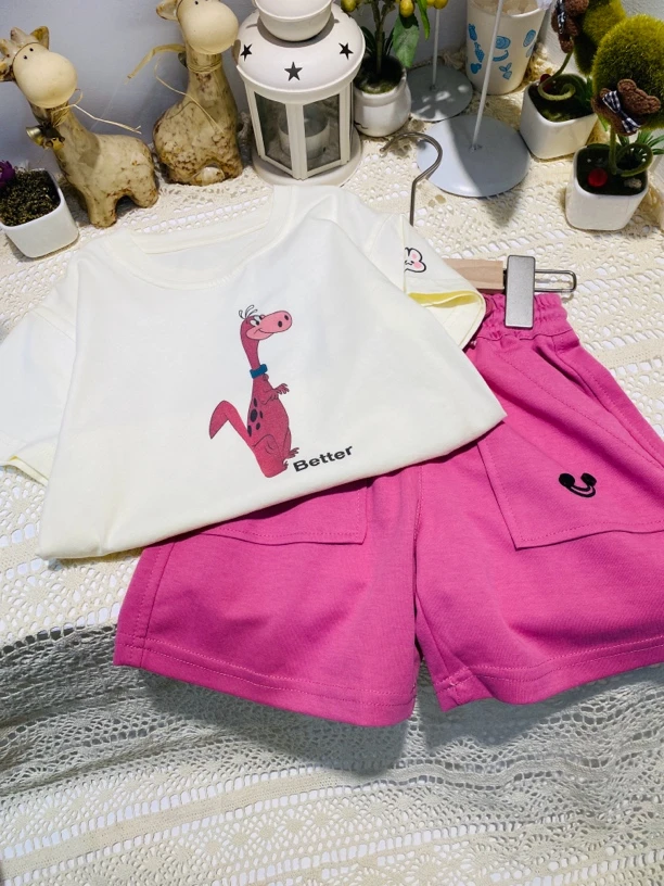 女童套装夏季韩版波点套装