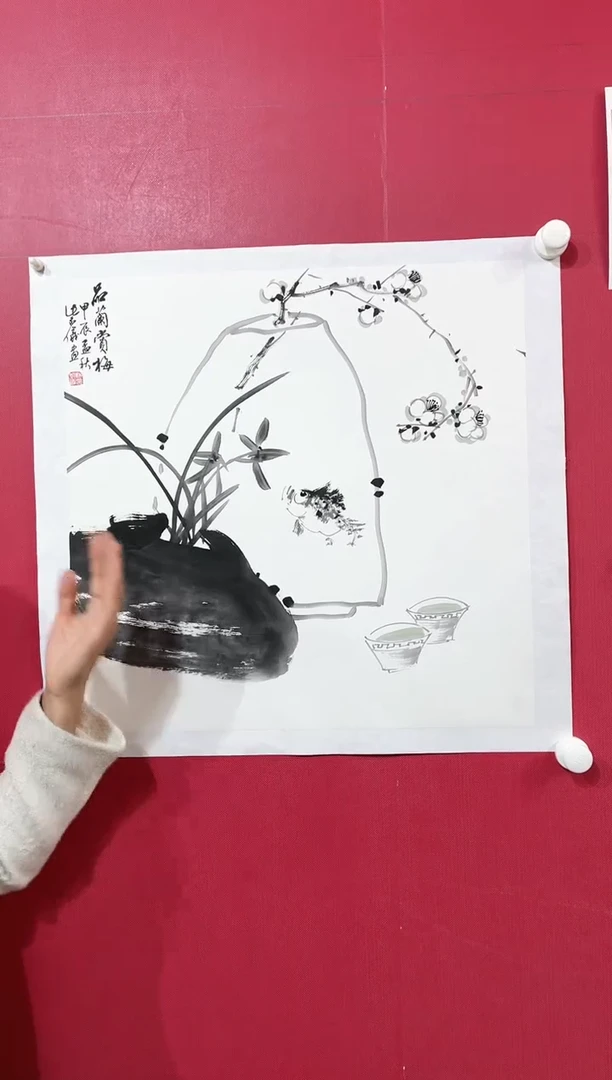 【闪购商品】绘画102林紫仪绘画作品50*50