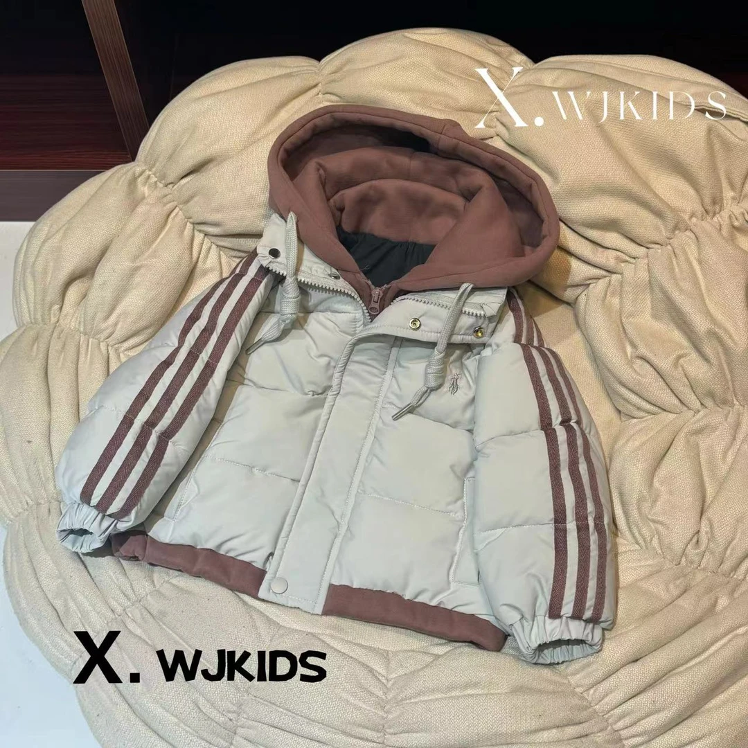 2024年儿童新款时尚洋气童装儿童加棉外套潮流冬装时尚外套