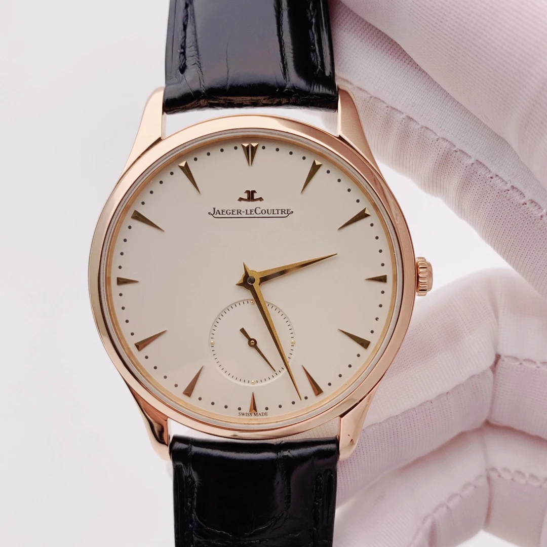 99新  积家1352520｜18年全套40白盘自动机械｜18K玫瑰金｜工价11万1