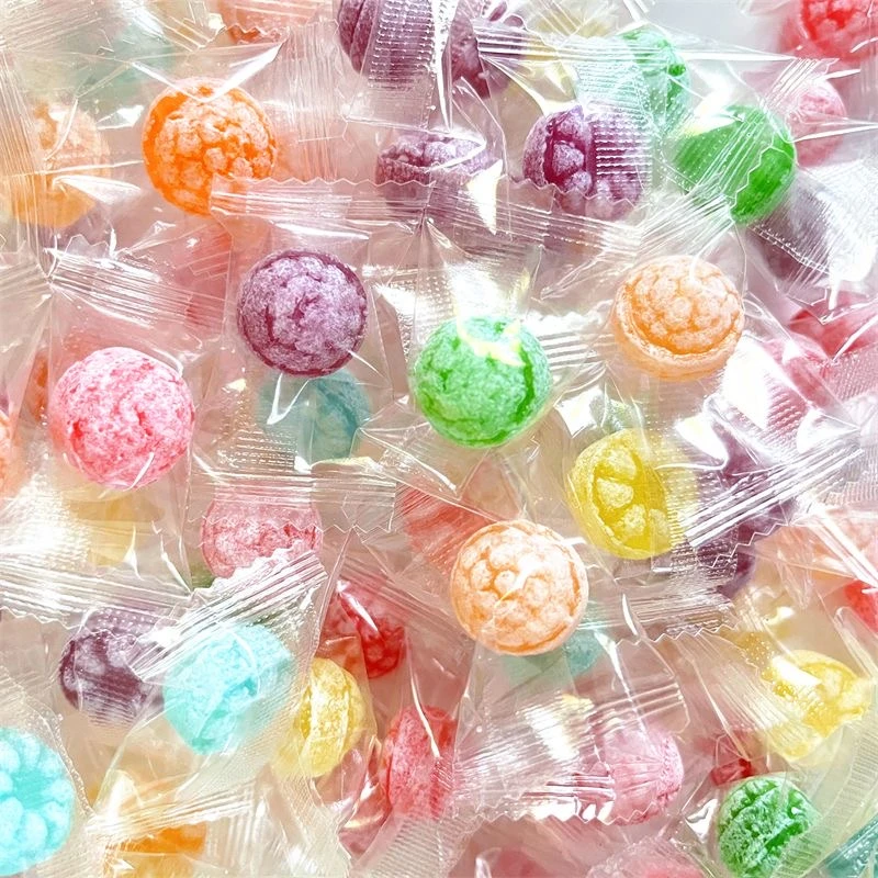 花瓣水果糖高颜值网红硬糖果酸甜什锦水果糖零食结婚喜糖休闲零食