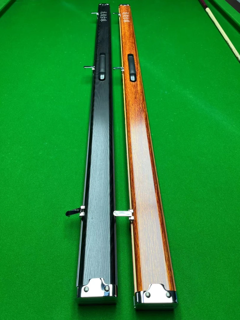 美林高档铝合金杆盒双槽三槽通杆小头杆黑八斯诺克台球杆球杆盒