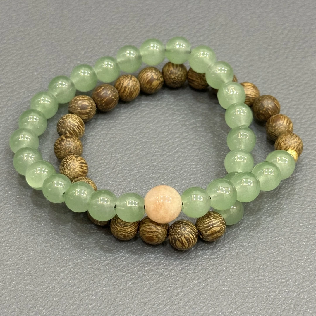 【A119】黑油檀香+东陵+太阳0.8双圈