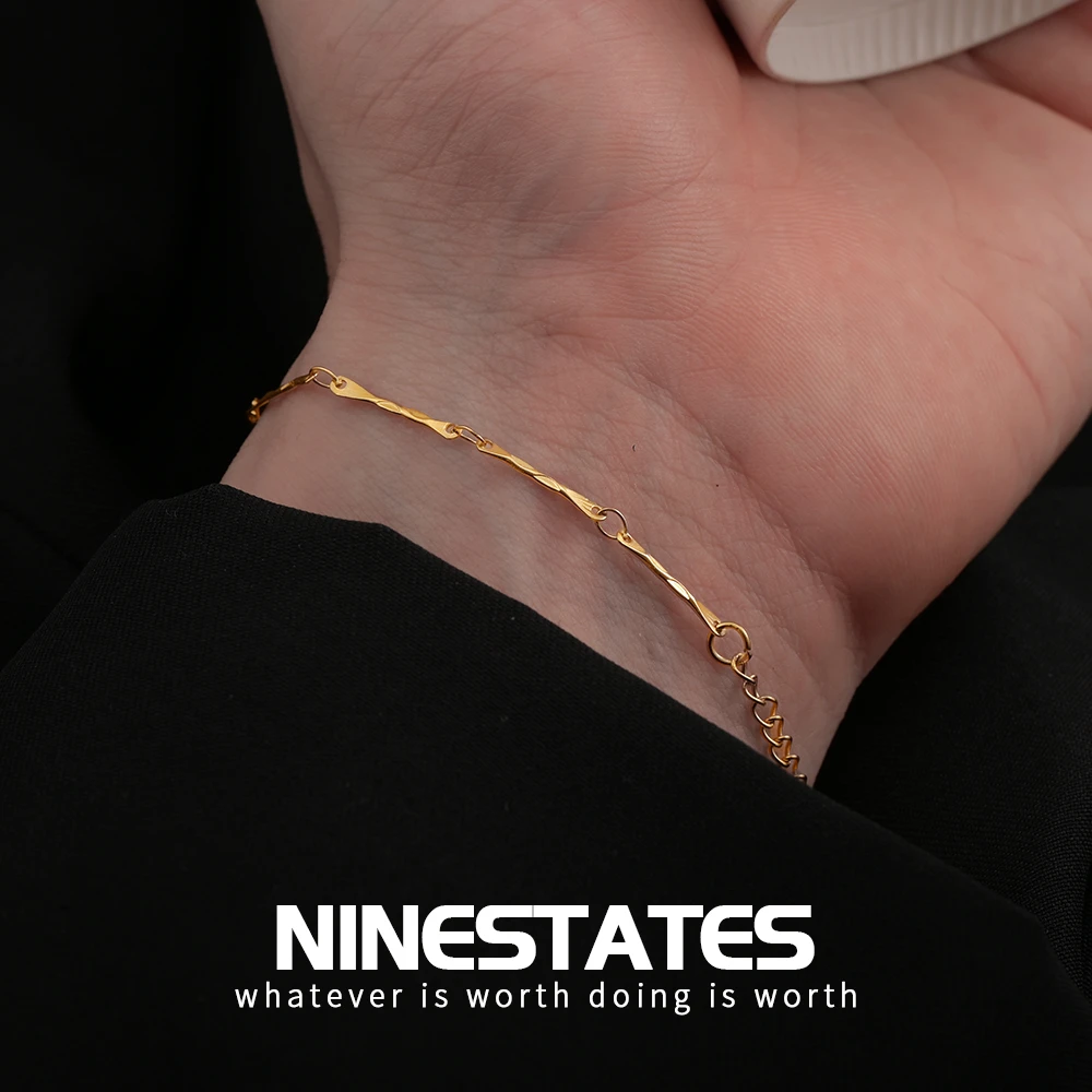 钛钢手链 节节高升手链轻奢手链男士手链ins手链小众手链ins