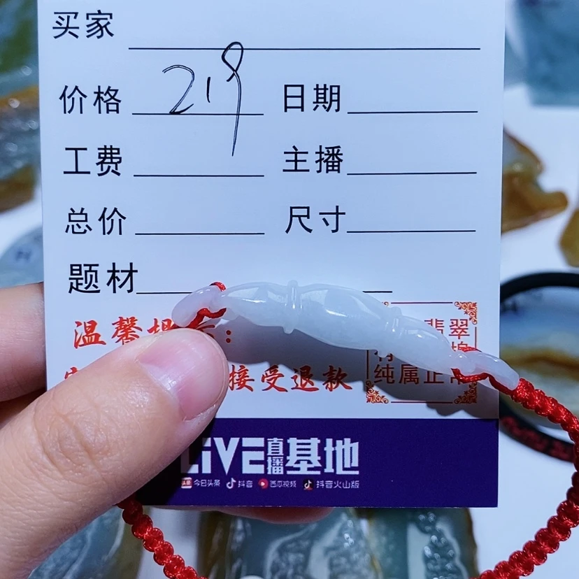 【闪购商品】翡翠颈饰未镶嵌用****6