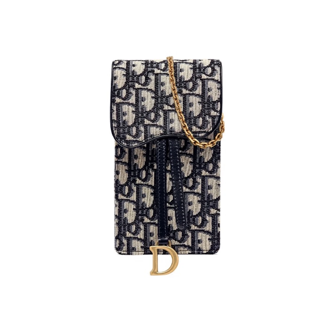 未使用 DIOR/迪奥 迪奥竖版手机包/香菜奢品/经典/时尚