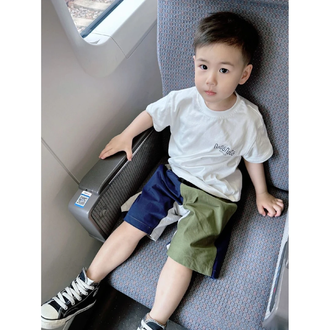 2025日系夏季男童宝宝套装短袖+短裤痞帅衣服炸街帅气时髦潮新款