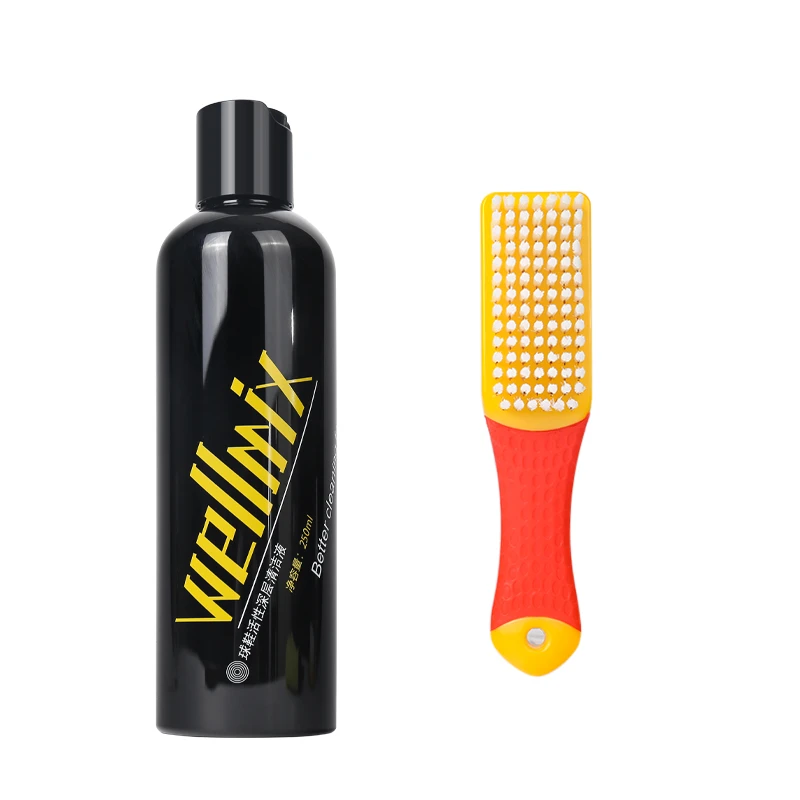 Wellmix小白鞋中性深层清洗液麂皮翻毛皮织物网面实战鞋清洗