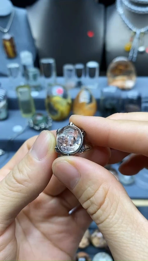 【闪购商品】水晶戒指银S925镶嵌水晶水晶