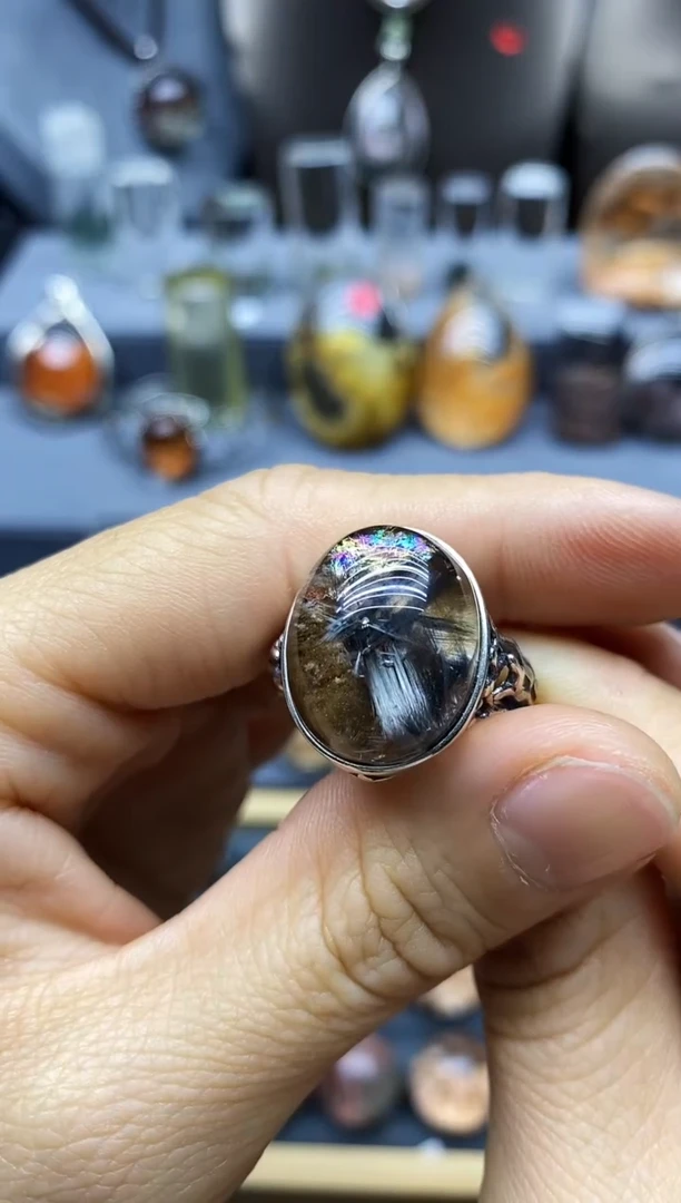 【闪购商品】水晶戒指银S925镶嵌水晶水晶