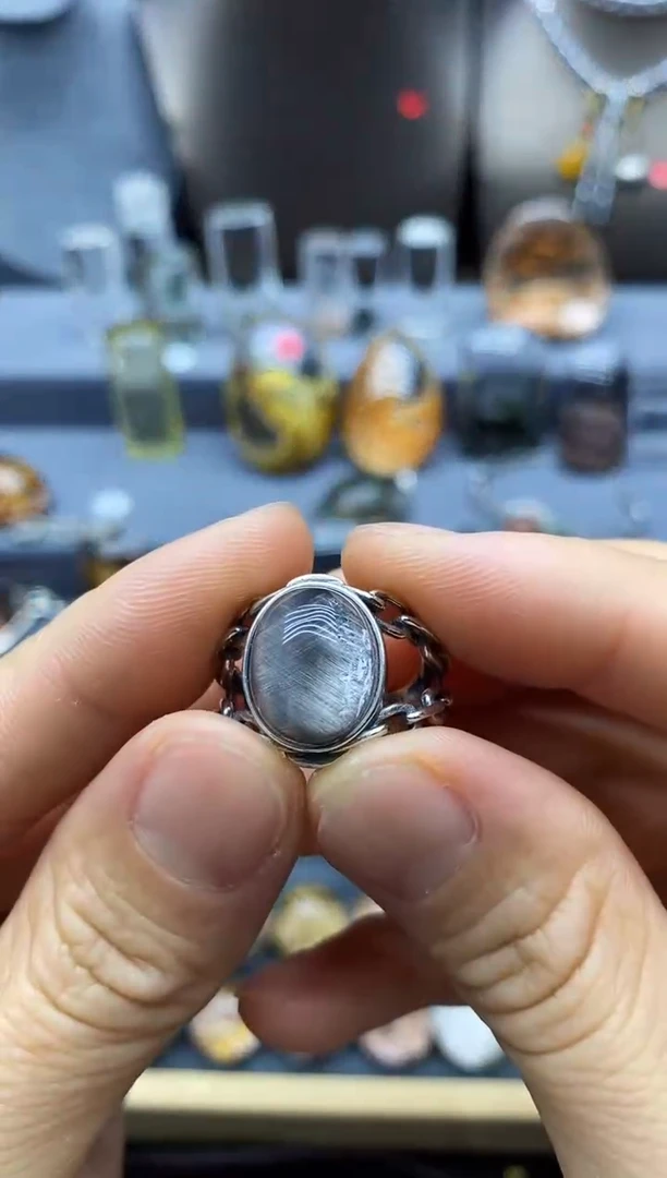 【闪购商品】水晶戒指银S925镶嵌水晶水晶