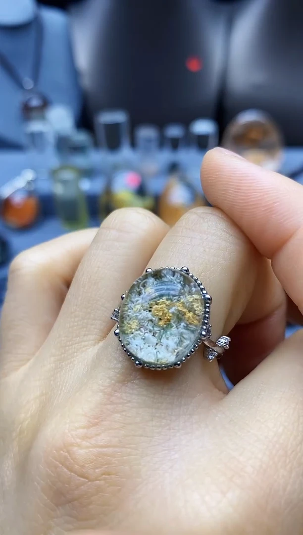 【闪购商品】水晶戒指银S925镶嵌水晶水晶