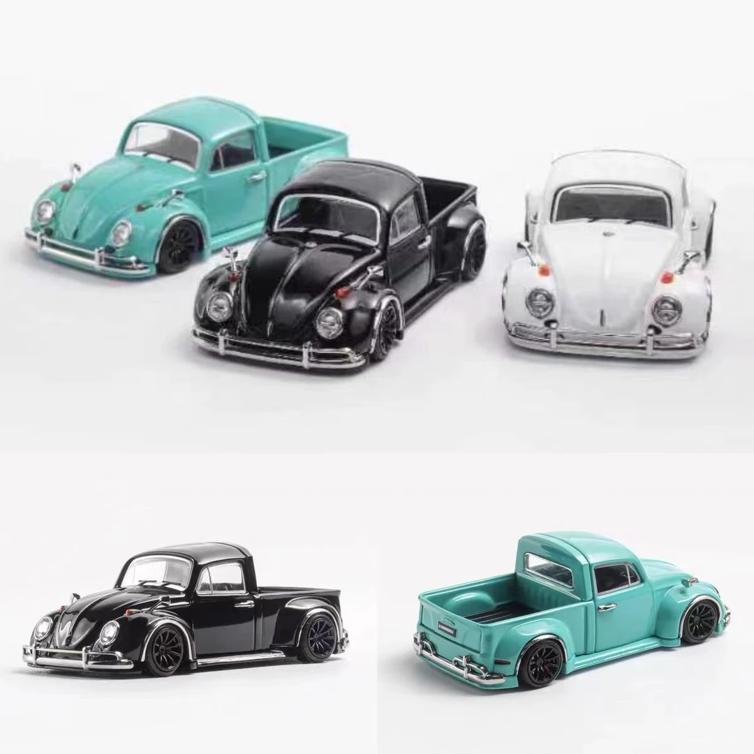 现货Liberty64 甲壳虫皮卡 1:64 合金汽车模型微缩限量收藏摆件