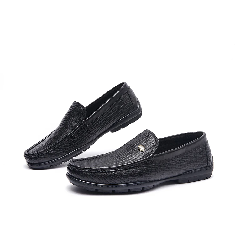 【鳄鱼恤】新款福利舒适透气一脚蹬休闲豆豆鞋商务休闲鞋 A05201029