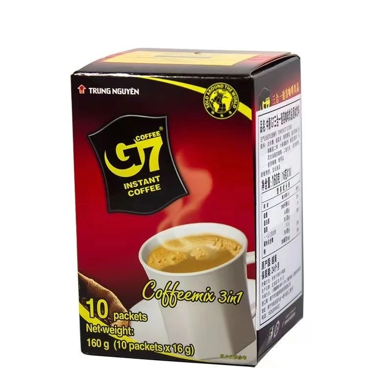 G7咖啡越南原装进口咖啡香浓三合一速溶咖啡原味特浓醇香咖啡提神