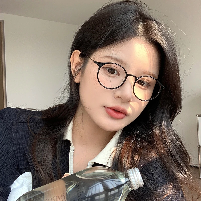 超轻近视眼镜框韩版潮网红ins可配近视度数防蓝光辐射眼镜框镜架