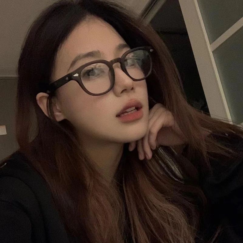 复古防蓝光抗辐射近视眼镜男文艺黑框有度数可配平光眼镜框女韩版