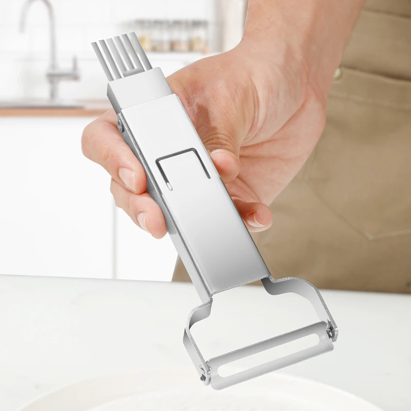 不锈钢多功能刨刀削皮划丝刀厨师小工具