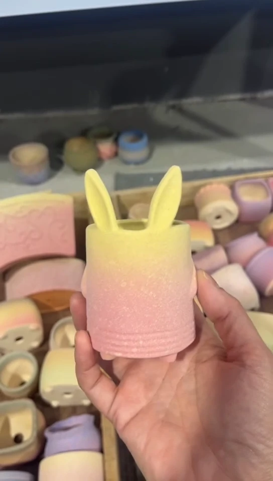 【闪购商品】陶瓷新品麦饭石花盆