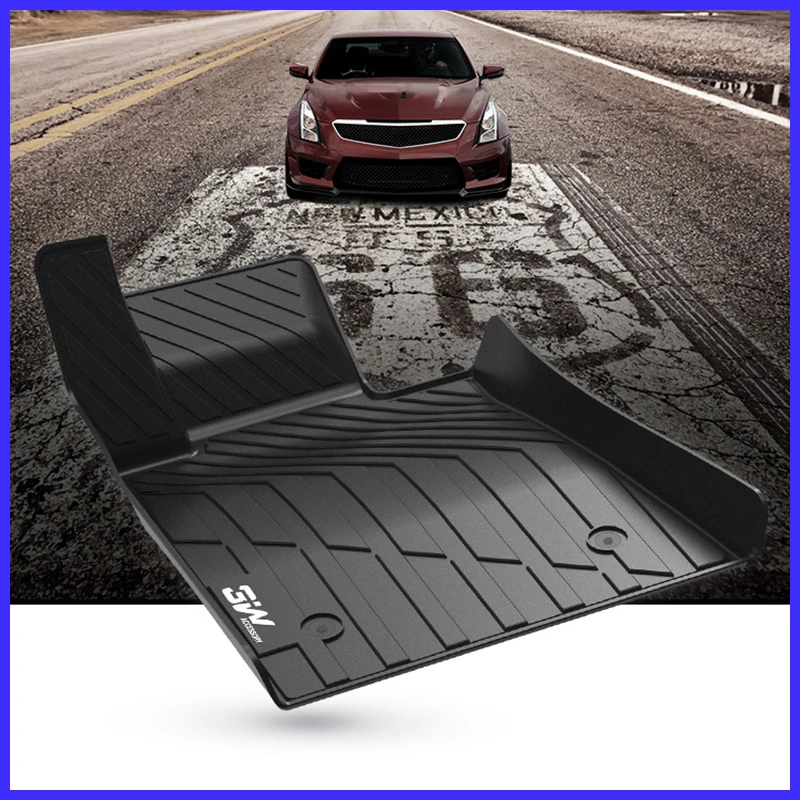 牛师推荐 3W全TPE脚垫适用于新款凯迪拉克XT5 XT4人工橡胶脚垫