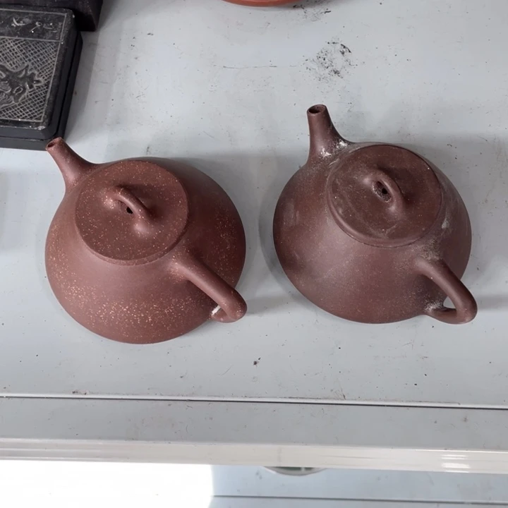 紫砂茶壶手工紫砂壶晃盖工不好学徒壶