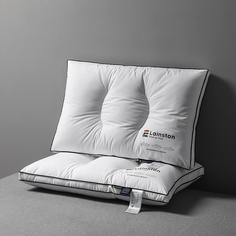 全棉枕头枕芯护颈椎助睡眠家用睡眠宿舍低枕酒店专用单人整头