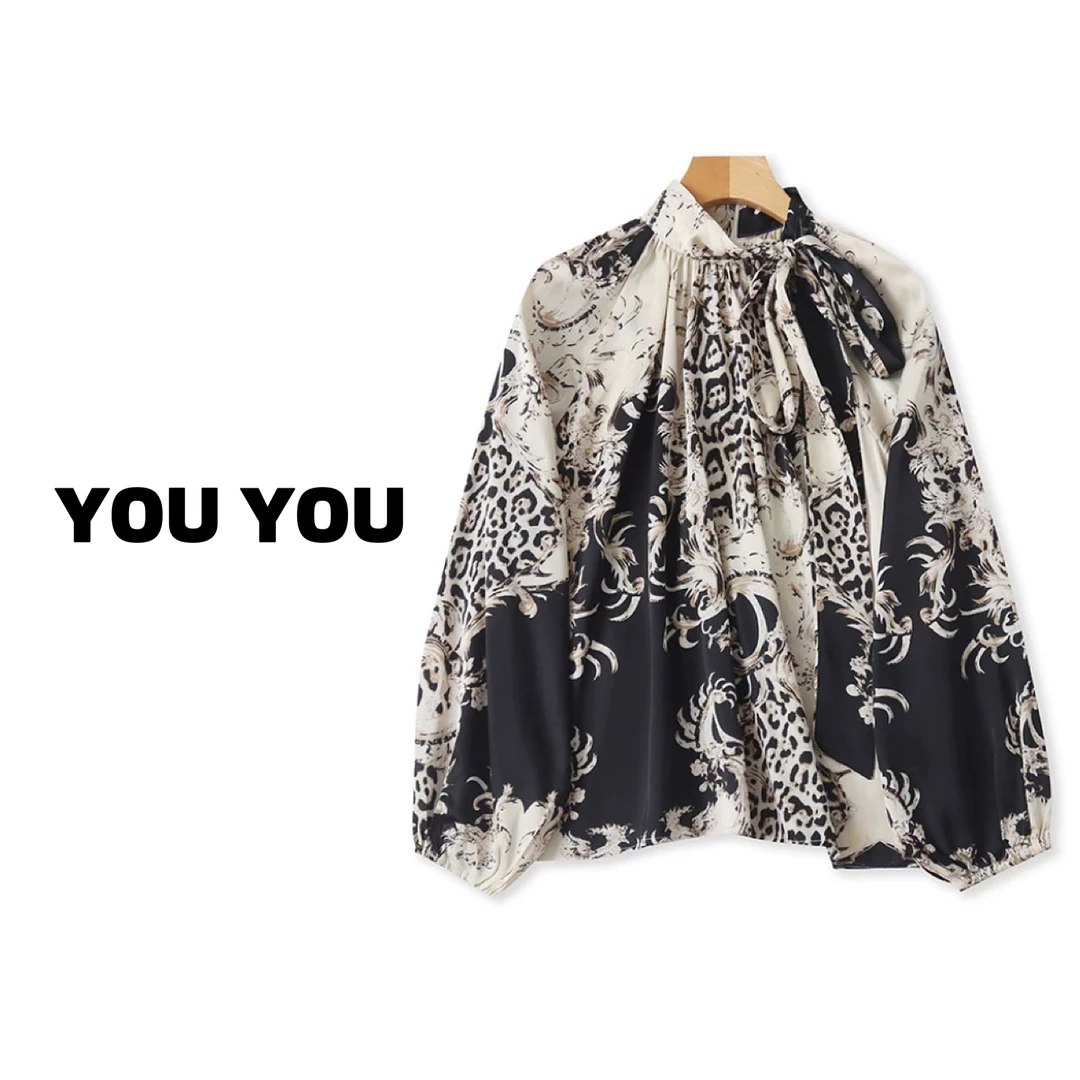 高知性仿真丝衬衣