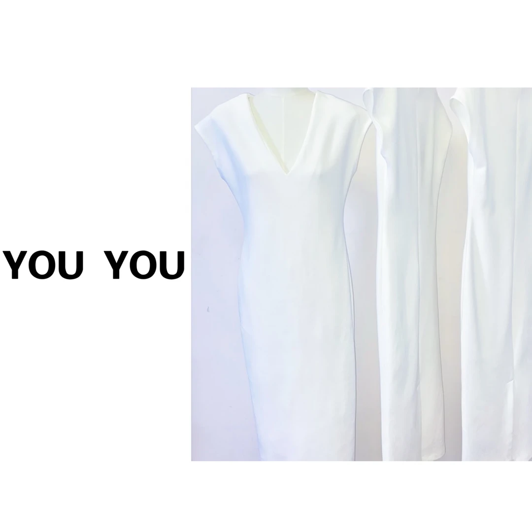 扎箬家断码山茶花连衣裙