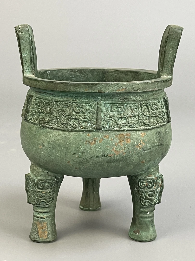 16cm 子龙鼎  天路仿古青铜器