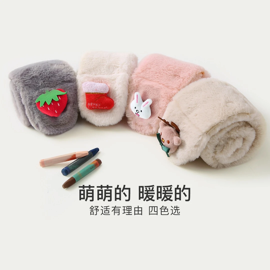 【瑞士卷】啊咪啦童装冬款儿童休闲卡通趣味圣诞卡通围巾AWJ100