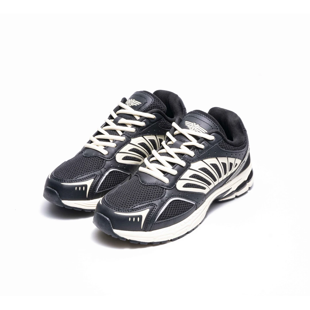 男款复古潮流百搭网面厚底防滑透气休闲运动鞋（QA-0006）