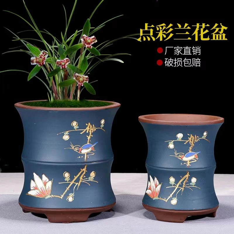 紫砂花盆 精品厂家批发 文竹紫砂