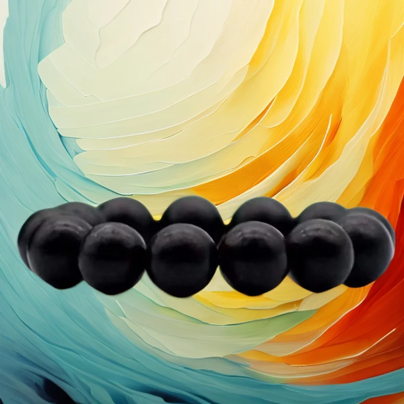 钨金磁石手链 橄榄球粒石陨 手链男士