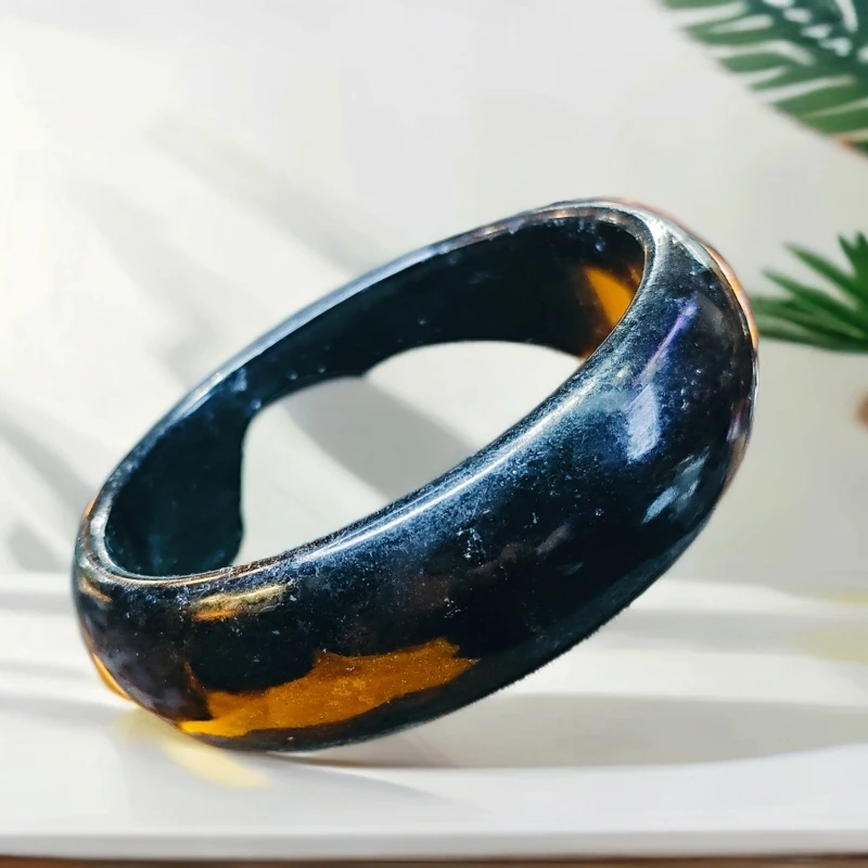 钨金手镯 橄榄球粒石陨 手镯