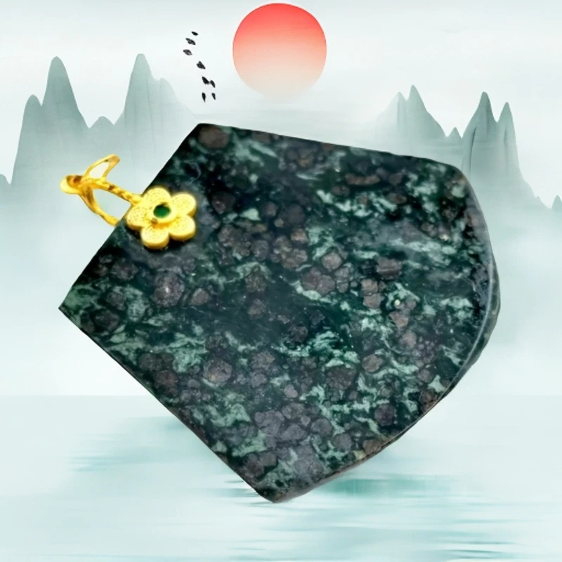 稀有橄榄石铁陨  独家设计 私人手工订制