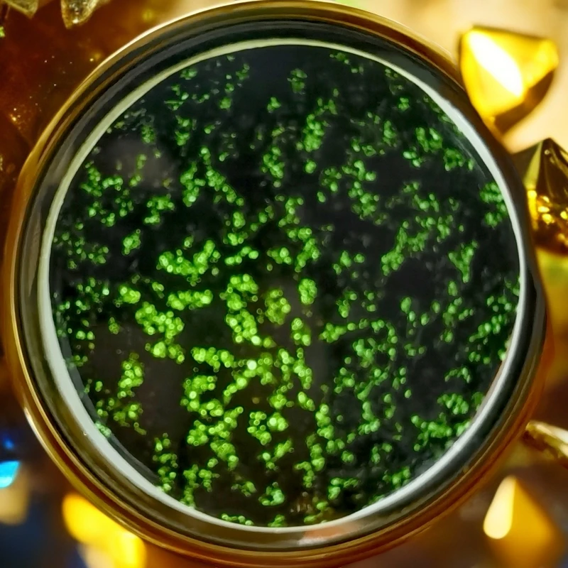 稀有球粒橄榄石陨 圆牌 手工制作