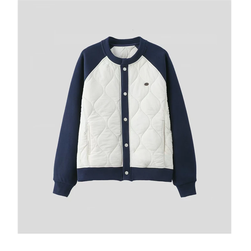 「不重样穿搭」2024加厚新款爆款拼色叠穿棉服外套O-Q667
