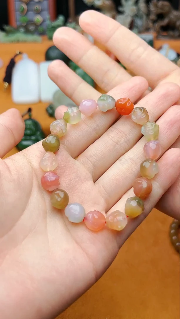 【闪购商品】玛瑙/玉髓手串未镶嵌佛头