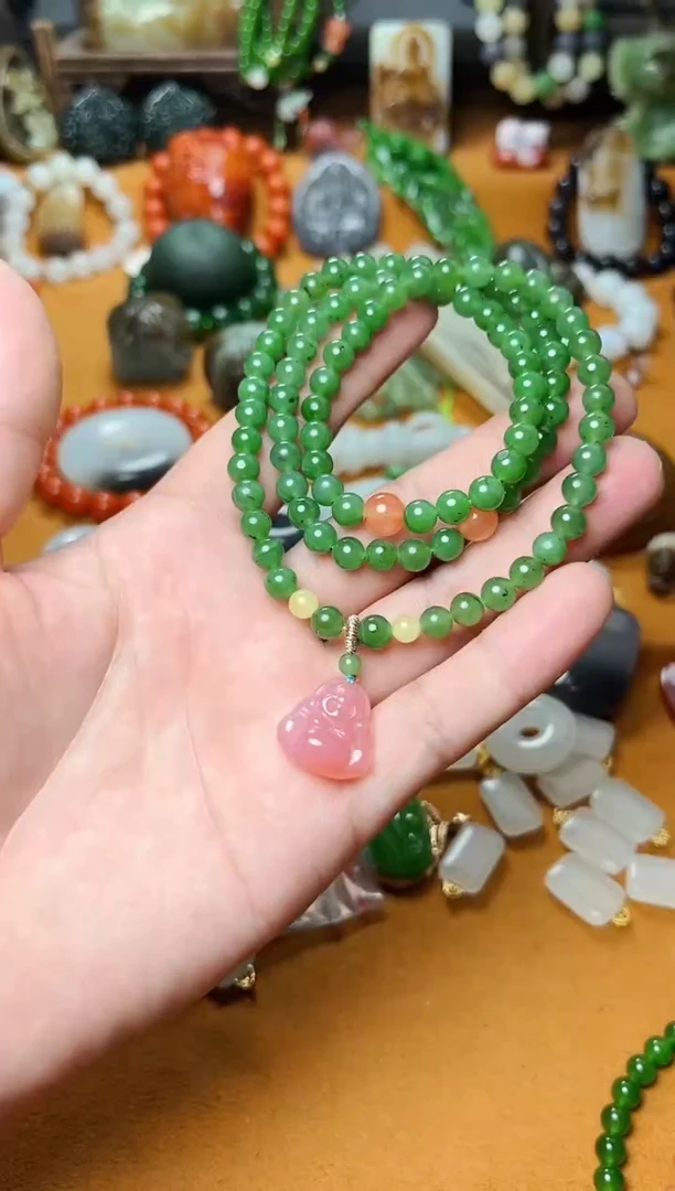 【闪购商品】和田玉手串未镶嵌多圈手串01