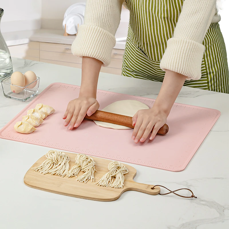 揉面垫烘焙和面硅胶垫食品级家用加厚面板布垫子面铺垫防滑不沾