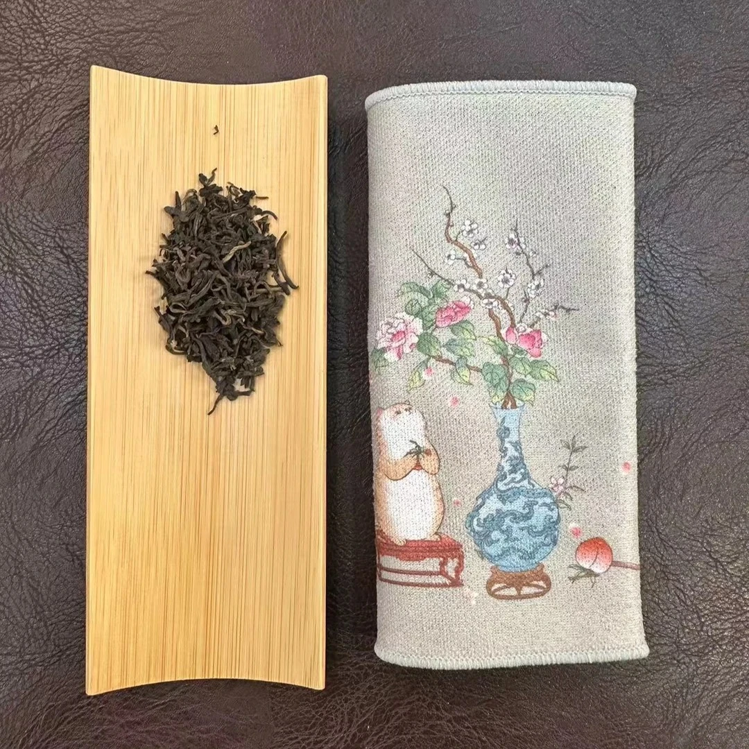 柒月-竹子茶则+茶巾