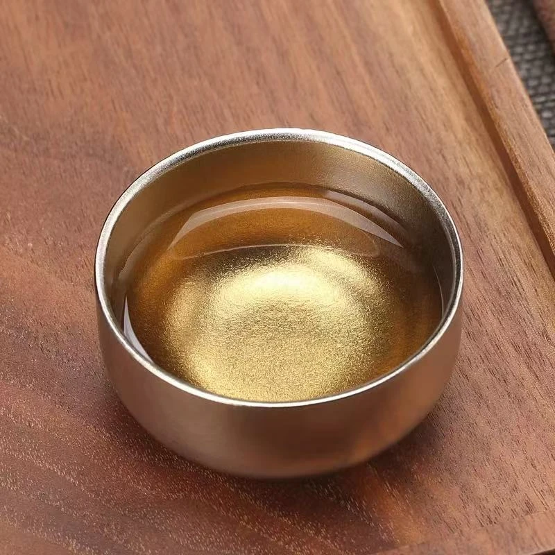 柒月 | 纯钛冰花茶杯