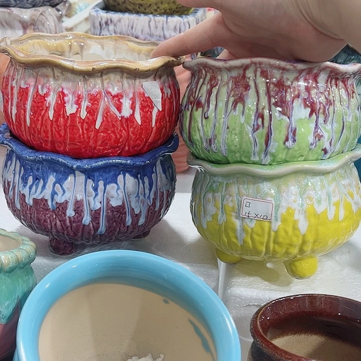 陶瓷高温陶瓷多肉花盆