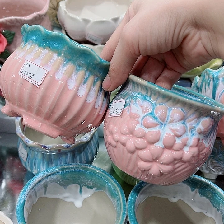 陶瓷高温陶瓷多肉花盆