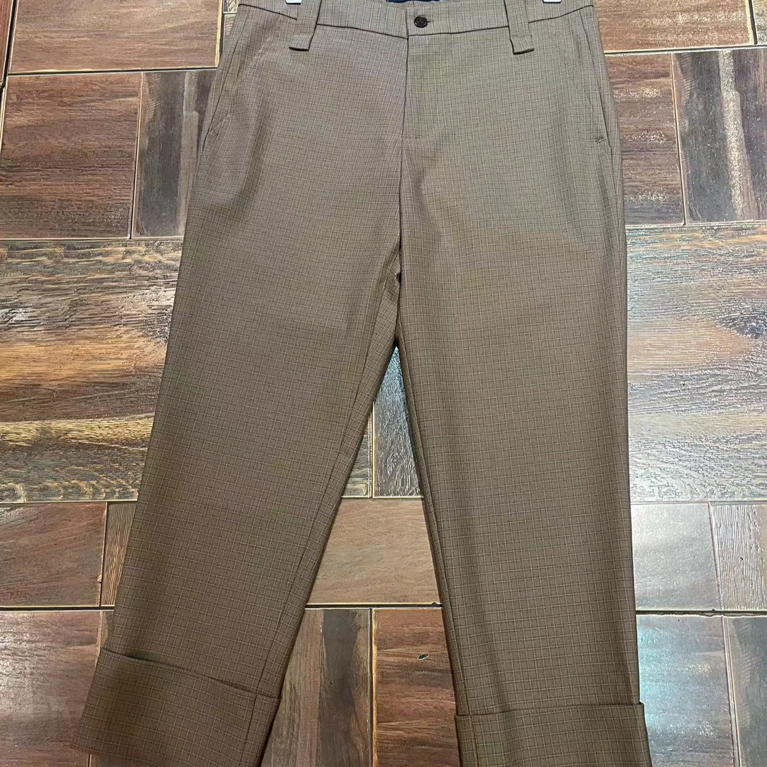 大边套装裤子休闲时尚春季百搭