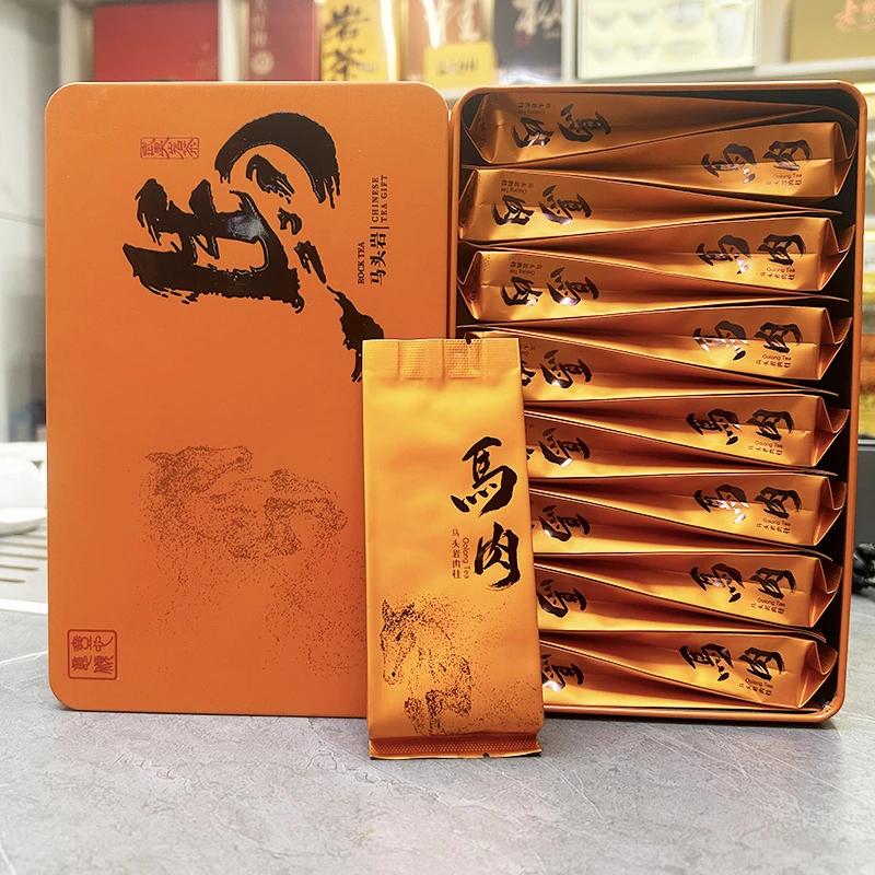 马肉岩茶茶叶盒装肉桂花果香自饮