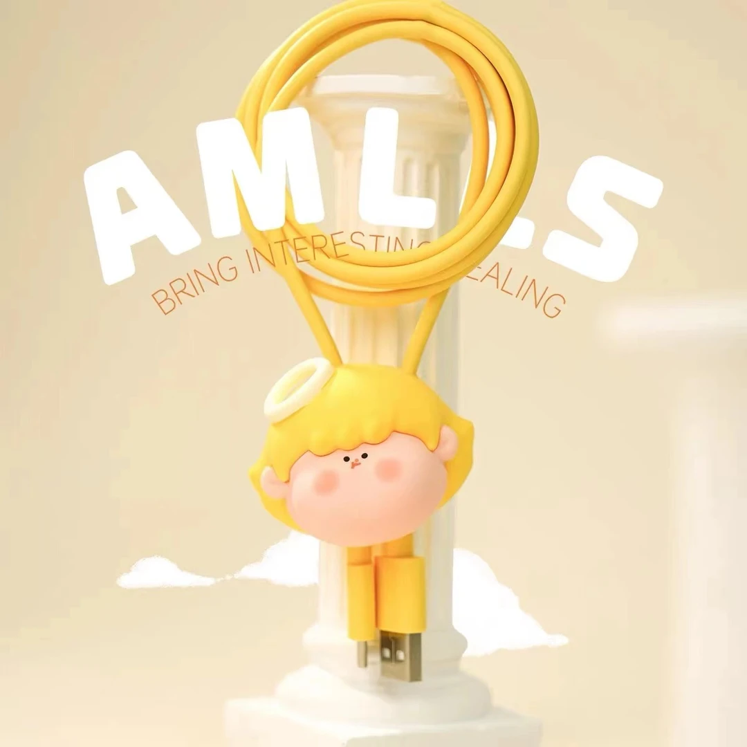 阿玛莉莉丝可爱快充数据线系列盲盒潮玩周边