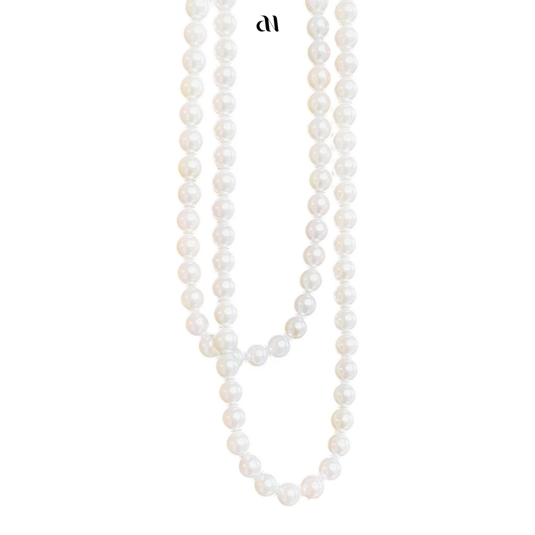 非金属仿珍珠项链 长款百搭项链